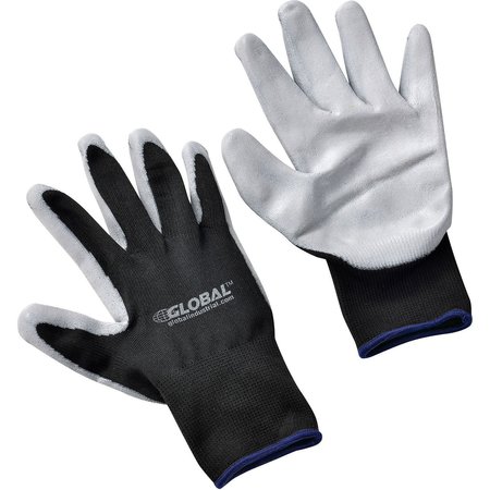 GLOBAL INDUSTRIAL Foam Nitrile Coated Gloves, Gray/Black, X-Large 708344XL